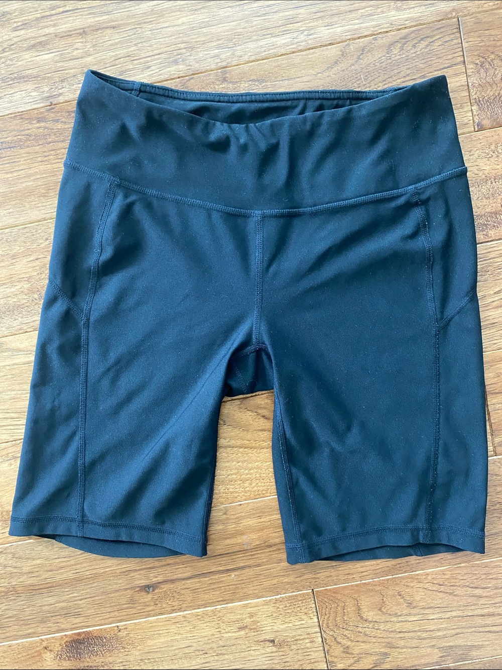 Reebok Black High-Rise Bike Shorts